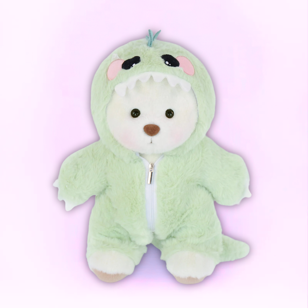 Dino BearBuddy™ - Knuffel met outfitje