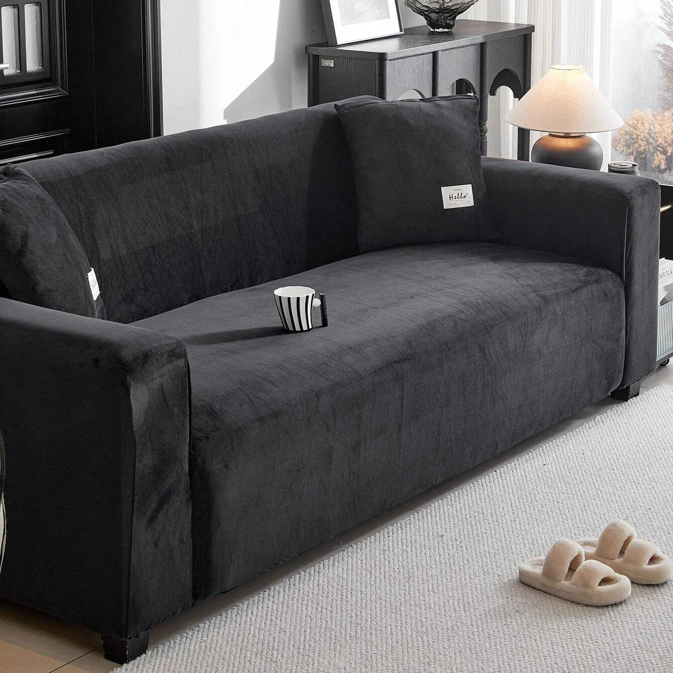 Sofa Cover - Velvet Basic