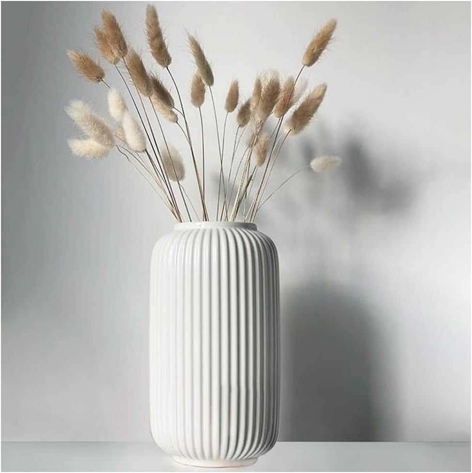 Witte Ceramic vaas